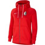 Nike SC Freiburg Fleece veste capuche D rouge F657 M ( 40/42 )
