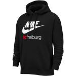 Sweats Nike Futura noirs SC Freiburg à capuche à manches longues à col rond Taille XL en promo 