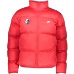 Vestes d'hiver Nike rouges en polyester SC Freiburg respirantes à manches longues à col montant Taille S en promo 