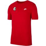 Tops col rond Nike Sportswear rouges SC Freiburg à manches courtes à col rond Taille XXL look sportif en promo 