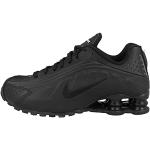 Nike Shox R4 (GS), Chaussures d'Athlétisme garçon, Noir (Black/Black/Black/White 000), 38 EU