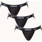 Jockstraps Nike noirs en lot de 3 Taille M pour homme 