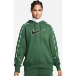 Pullovers Nike Sportswear verts en polaire à capuche Taille XL look sportif pour femme en promo 