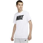 T-shirts Nike Sportswear blancs en coton à manches courtes Taille XL look sportif pour homme 