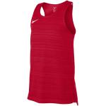 Débardeurs Nike Miler rouges en polyester respirants pour fille de la boutique en ligne 11teamsports.fr 