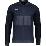 Vestes de survêtement Nike Strike bleues en polyester coupe-vents respirantes à manches longues à col montant Taille M pour homme 