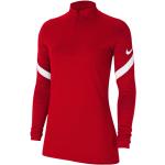 Tops Nike Strike rouges en polyester à manches longues respirants Taille XXL pour femme en promo 