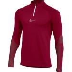 Polos à manches longues Nike Strike rouges en polyester respirants look fashion pour fille en promo de la boutique en ligne 11teamsports.fr 