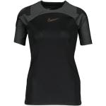 T-shirts Nike Strike noirs en polyester à manches courtes respirants à manches courtes à col rond Taille XL pour femme en promo 