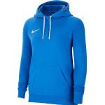 Nike Sweat à Capuche de Football à Manches Longues en Molleton pour Femmes, Taille S, Bleu Royal/Blanc/Blanc