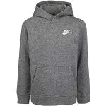 Nike Sweat à Capuche pour Enfants Club Hoodie Younger Kids Overhead Hooded Fleece Sweat Top Heather Grey 86F322 GEH New (5-6 Years)