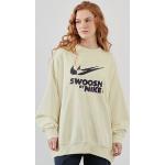 Sweats Nike Swoosh beiges Taille L pour femme 