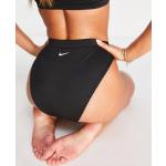 Bas de bikini taille haute Nike Essentials noirs Taille S classiques pour femme 