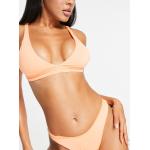 Hauts de bikini saison été Nike Essentials orange Taille M pour femme en promo 