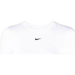 T-shirts à imprimés Nike Swoosh blancs en modal à manches courtes pour femme 