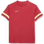 T-shirts basiques Nike Academy rouges en polyester à manches courtes Taille S pour homme 