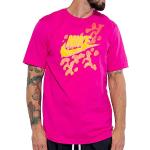 T-shirts Nike Futura rose fushia à manches courtes à manches courtes à col rond Taille L look fashion pour homme 