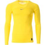 T-shirts Nike jaunes à manches longues à manches longues à col rond Taille S look fashion pour homme 