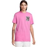 T-shirts col rond Nike roses à manches courtes à col rond Taille XL look casual pour homme 