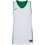Maillots de basketball Nike verts en polyester respirants 