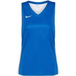 Maillots de basketball Nike bleus en fil filet Taille S pour femme 