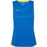 Maillots de basketball Nike bleus en fil filet Taille M pour femme 