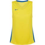 Maillots de basketball Nike jaunes en fil filet Taille M pour femme 