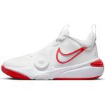 Chaussures de basketball  Nike Team Hustle rouges Pointure 40 look fashion pour garçon 