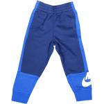 Pantalons de sport Nike Tech Fleece bleus en polaire enfant en promo 