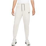 Joggings Nike Tech Fleece blancs en polaire respirants Taille XL pour homme 
