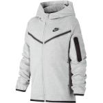 Vestes Nike Tech Fleece gris foncé en polaire enfant look fashion en promo 