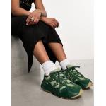 Baskets à lacets Nike Tech vert foncé en cuir à lacets Pointure 36 look casual pour femme 