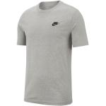 T-shirts Nike gris à manches courtes à manches courtes à col rond Taille XL pour homme 