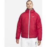 Vestes d'hiver Nike Legacy rouges en polyester respirantes à manches longues à col montant Taille L look casual pour homme en promo 