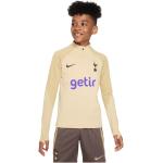 T-shirts à manches longues Nike dorés en polyester pour fille en promo de la boutique en ligne 11teamsports.fr 