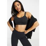 Brassières de sport Nike Rival noires à bretelles ajustables Taille M soutien maximum pour femme en promo 