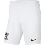 Shorts de football blancs en polyester respirants 