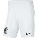 Shorts de football blancs en polyester respirants Taille XL 