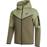 Sweats zippés Nike Tech Fleece verts en polaire Taille XS pour homme en promo 