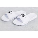 Claquettes de piscine Nike blanches à logo à bouts ouverts Pointure 38 pour femme 