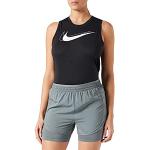 Nike W NK Tempo Luxe 2IN1 Short, Smoke Grey/Smoke Grey/Reflective Silv, XS Women's