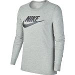 T-shirts Nike gris à manches longues à manches longues Taille M look fashion pour femme 