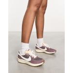 Baskets à lacets Nike Waffle violettes en cuir à lacets Pointure 38,5 look casual pour femme en promo 