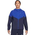 Vestes de running Nike Windrunner bleues Taille XXL look fashion pour homme 