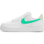 Nike Wmns Air Force 1 '07, White/Green Glow-Light Bone-White, taille: 36, Baskets, 315115-164 36