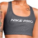 Nike - Women's Pro Swoosh Light-Support - Brassière - M - anthracite / white