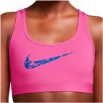 Nike - Women's Swoosh Light-Support Bra - Brassière - L - alchemy pink / hyper royal