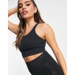 T-shirts à imprimés Nike noirs sans manches Taille XL pour femme en promo 