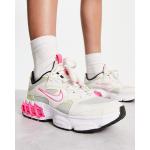 Baskets à lacets Nike Zoom Air Fire argentées en cuir à lacets Pointure 39 look casual pour femme 