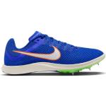 Chaussures d'athlétisme Nike Distance bleues en fil filet légères à lacets Pointure 42 pour homme en promo 